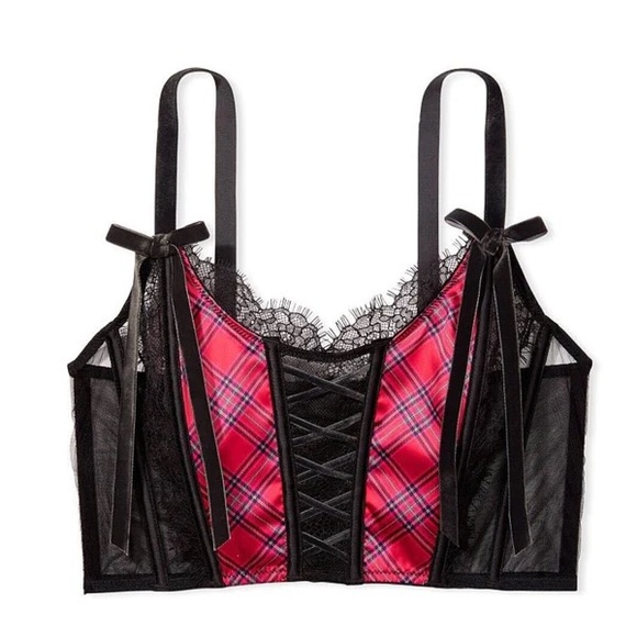 Victoria's Secret Tops Victoria Secret Dream Angels Unlined Lace Up